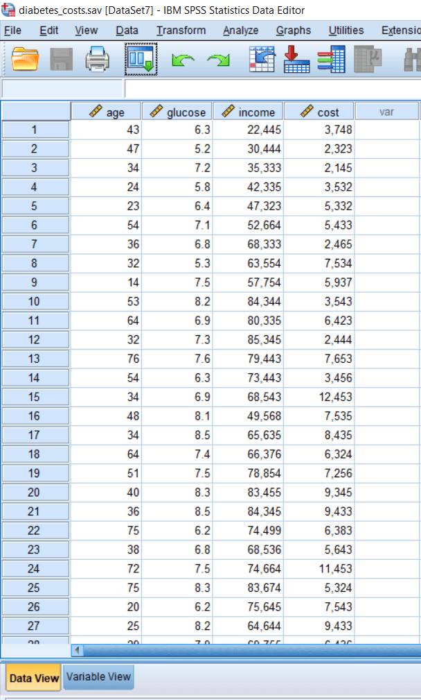 Setting Data for Descriptive Analysis