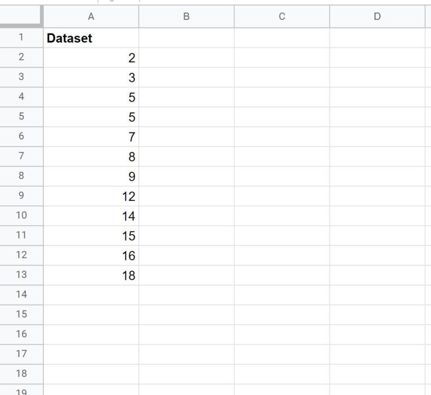 How can I use the DEVSQ function in Google Sheets? Can you provide an example? 2