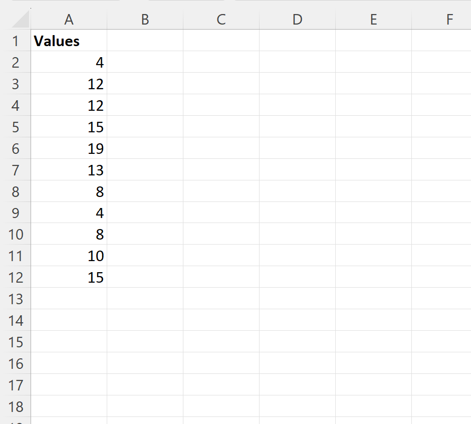 How can I get the distinct values in a column in Excel? 2