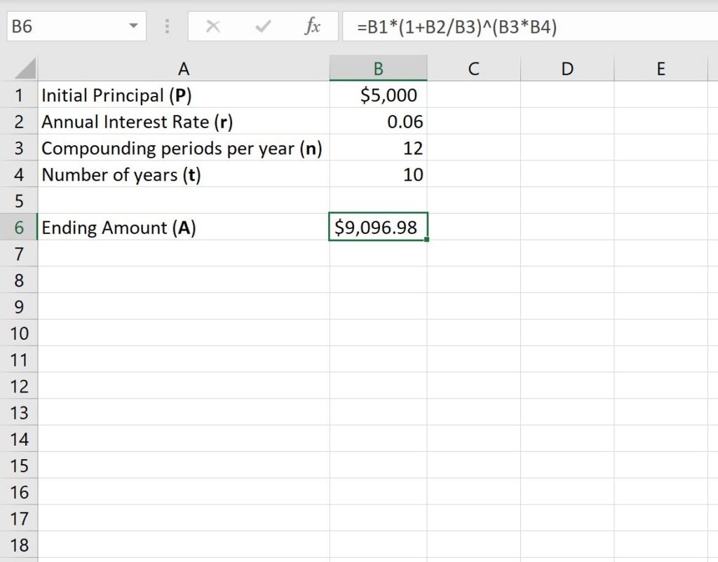 How can I calculate monthly compound interest in Excel? 2