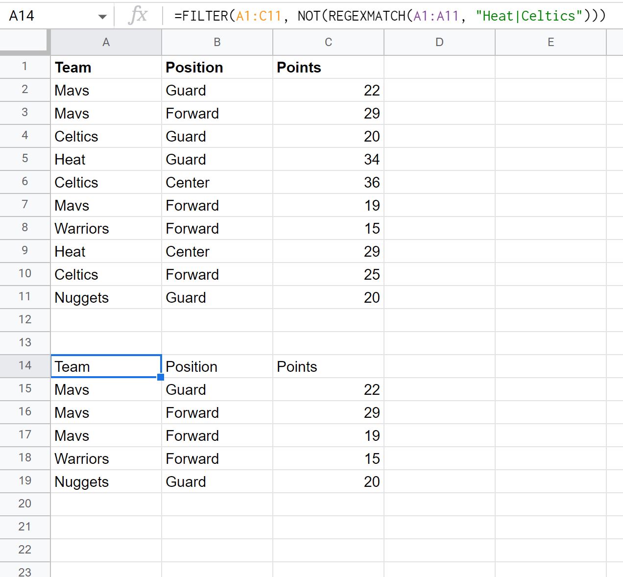 How Can I Filter A Column In Google Sheets By Multiple Values?