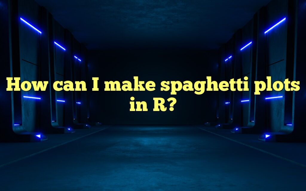 How can I make spaghetti plots in R?