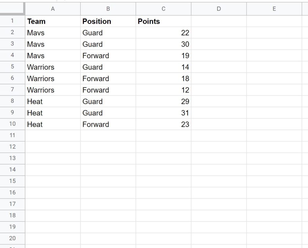 How can I use an IF function with three conditions in Google Sheets? 2