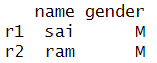 r select columns