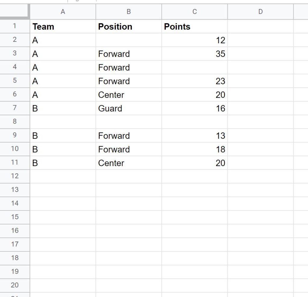 How can I use the ISBLANK function in Google Sheets with a cell range? 2