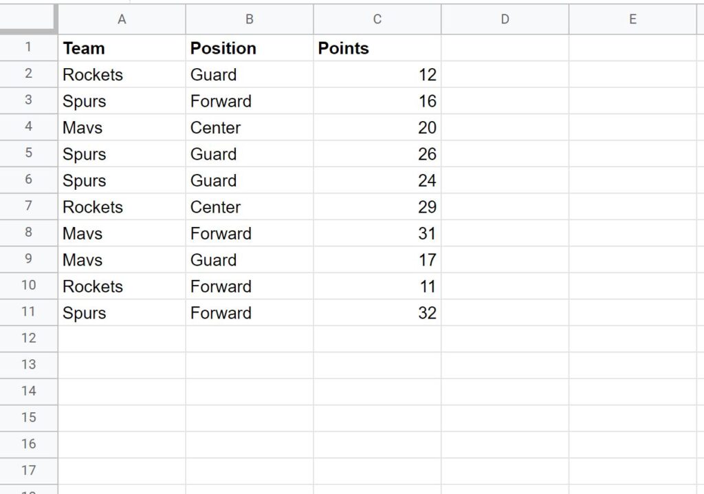 How can I use a LARGE IF formula in Google Sheets? 2