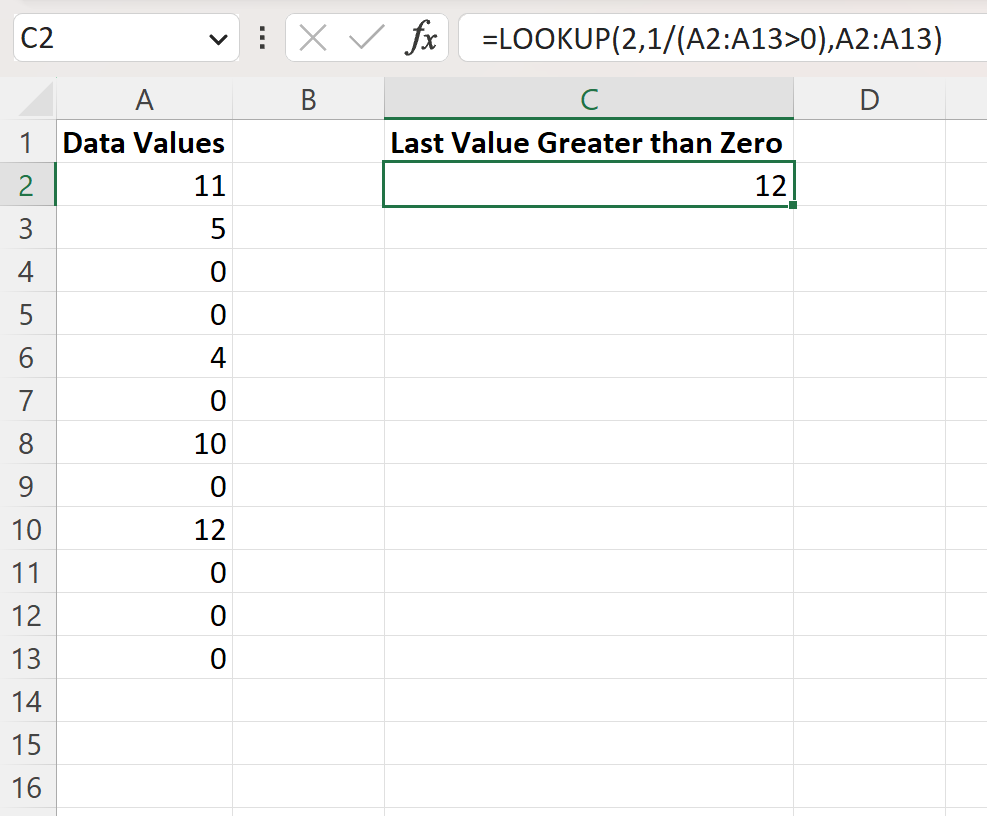how-can-i-use-excel-to-find-the-last-value-in-a-column-that-is-greater