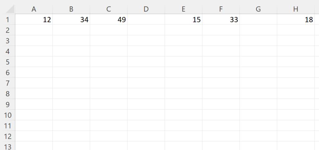 How can I find the last cell with a value in a row using Excel? 2