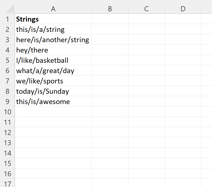 How can I use Excel to find the last occurrence of a specific character in a string? 2