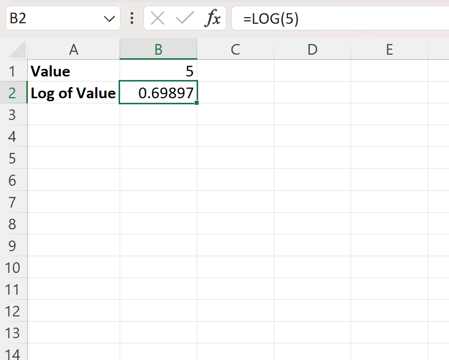 How can logarithms be calculated in VBA, and what are some examples of their use? 2