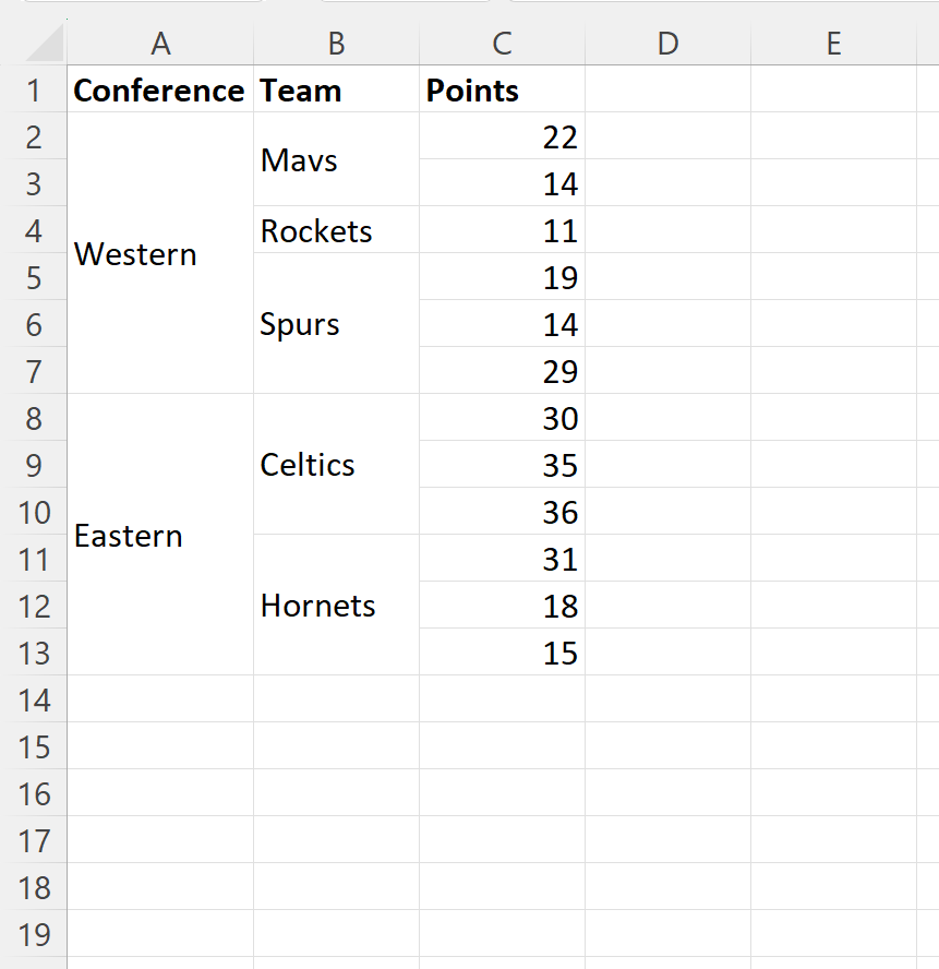 VBA merge cells with the same values