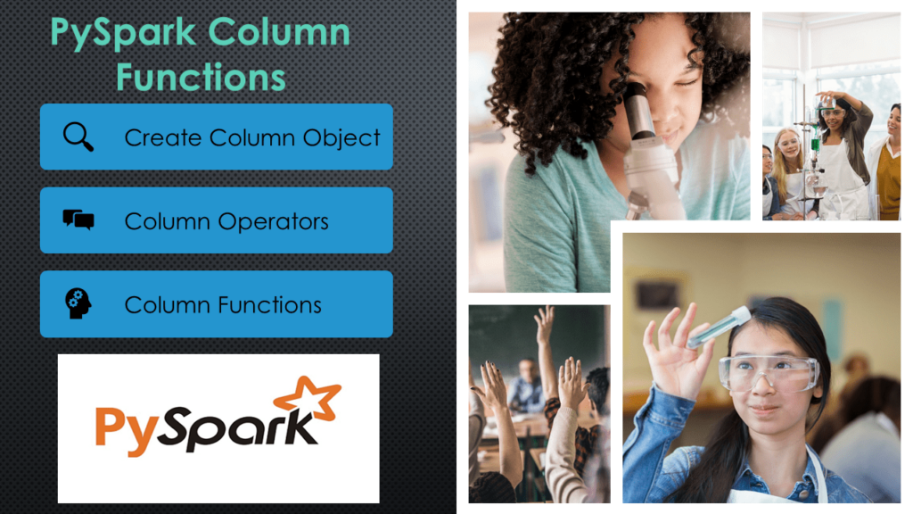 What are the operators and functions available in the PySpark Column Class? 2