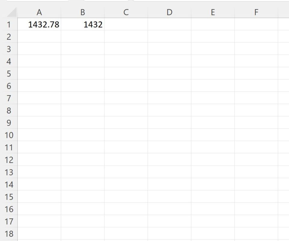 How can I round down values in VBA, and what are some examples of using this feature? 2