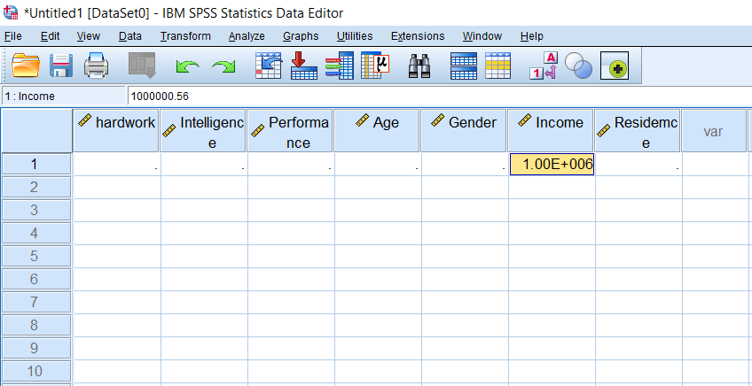 Scientific Notation in SPSS