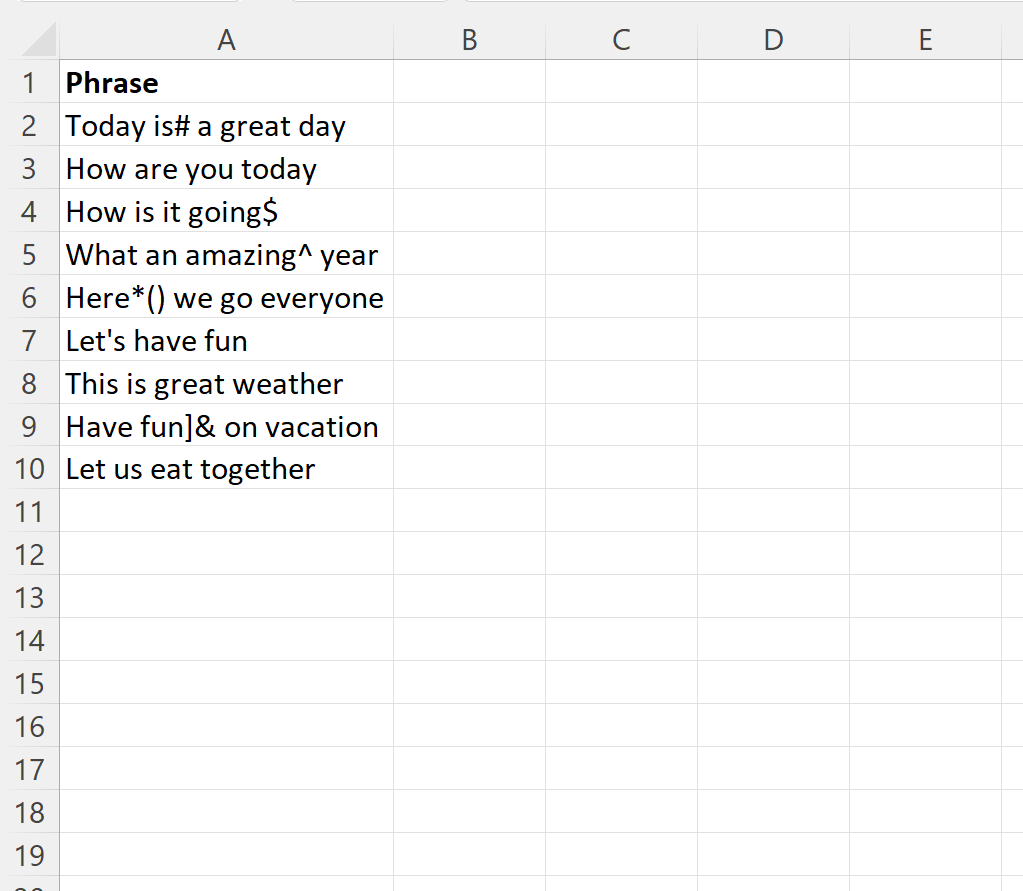 How can I search for special characters in a cell in Excel? 2
