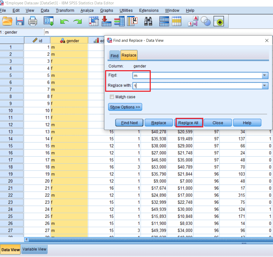 Define Input of Independent Sample T-Test