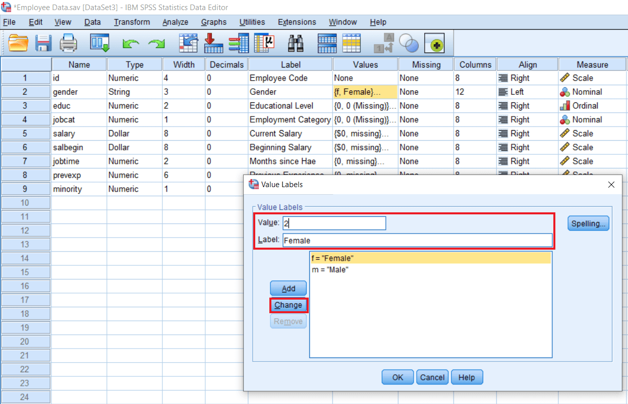 Define Input of Independent Sample T-Test