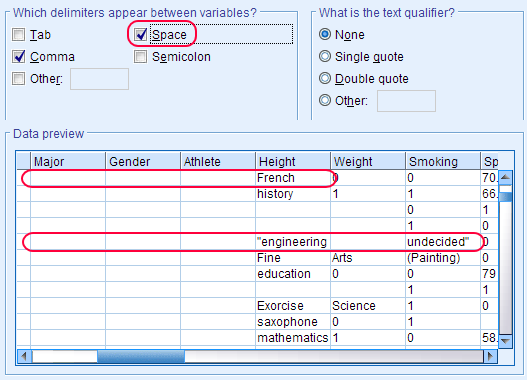 spss_import-data_from-text-csv_step4-of-6_space-as-delimiter-causes-misread