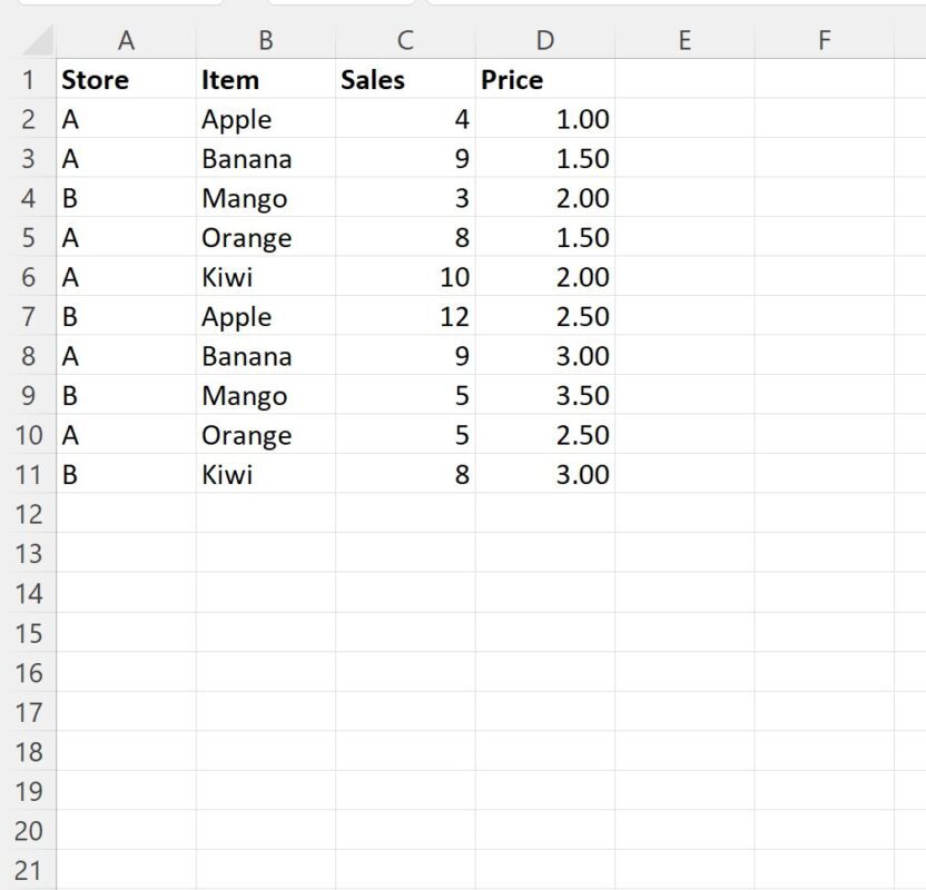 How can I use SUBTOTAL with SUMPRODUCT in Excel? 2