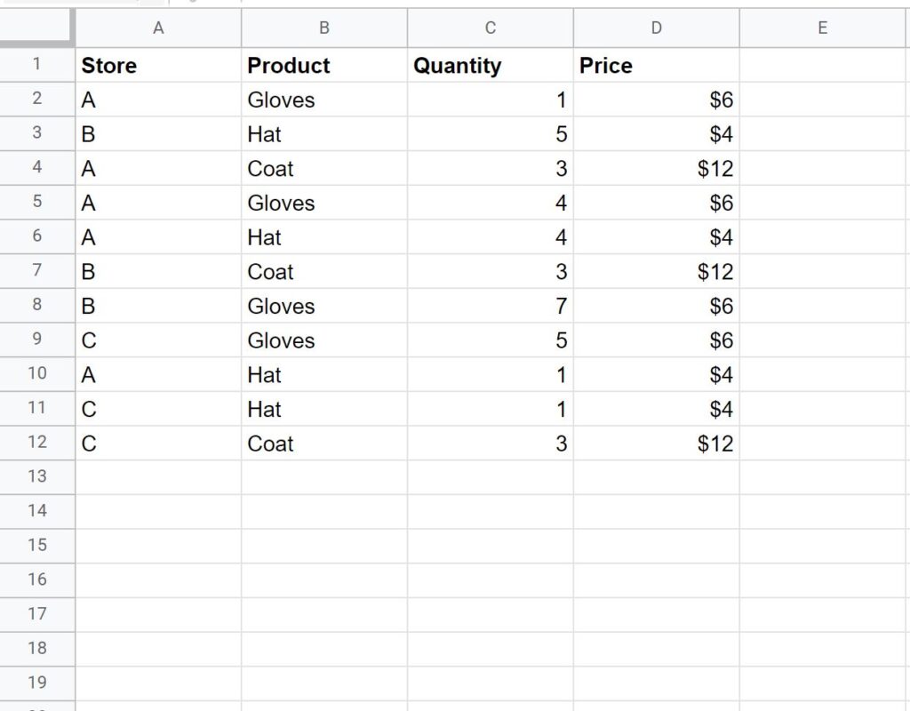 How can I use a SUMPRODUCT IF formula in Google Sheets? 2