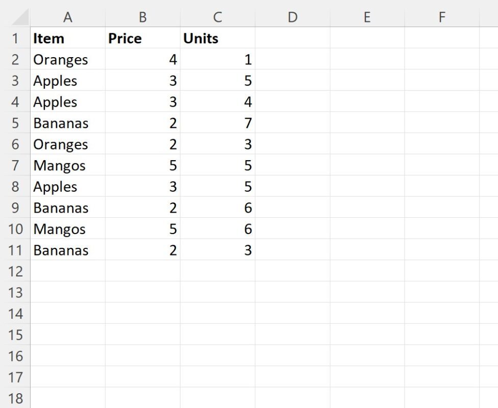 How can I use the SUMPRODUCT function in VBA with an example? 2
