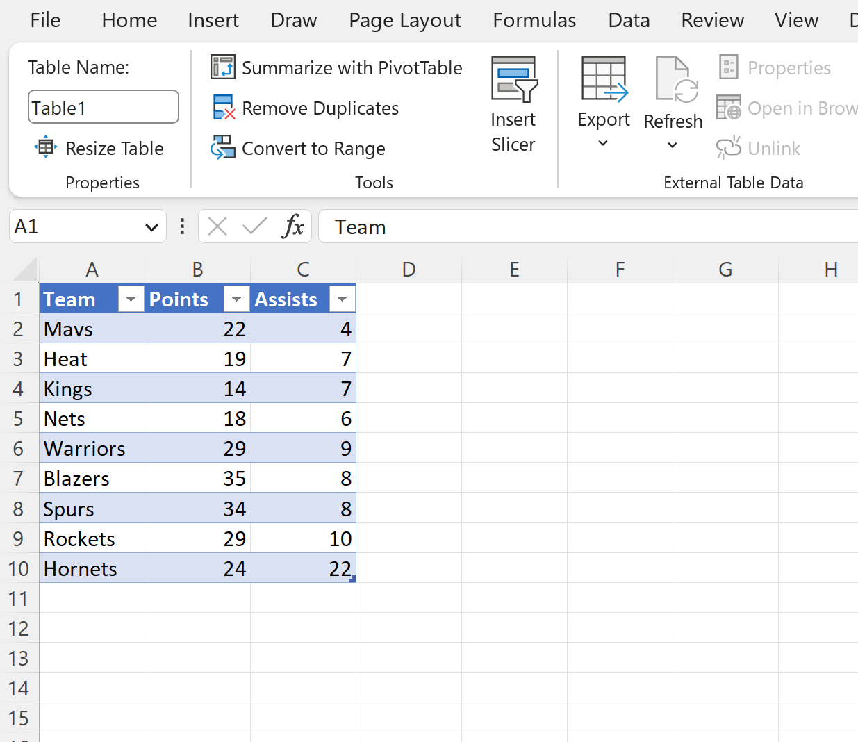 How Can I Count The Number Of Rows In A Table Using VBA?