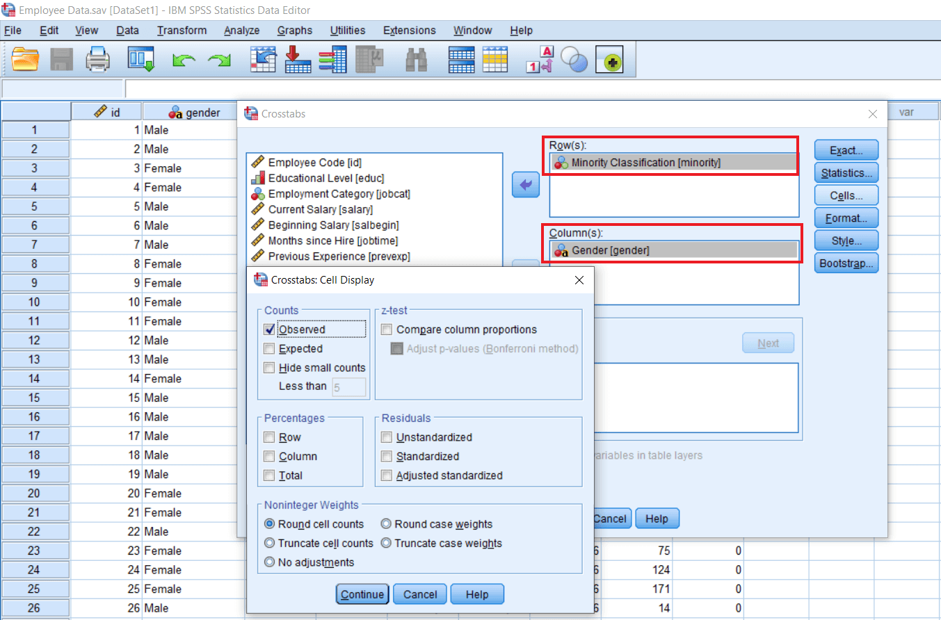 testing-assumptions-of-chi-square-test4 Testing assumptions of Chi-square test in SPSS