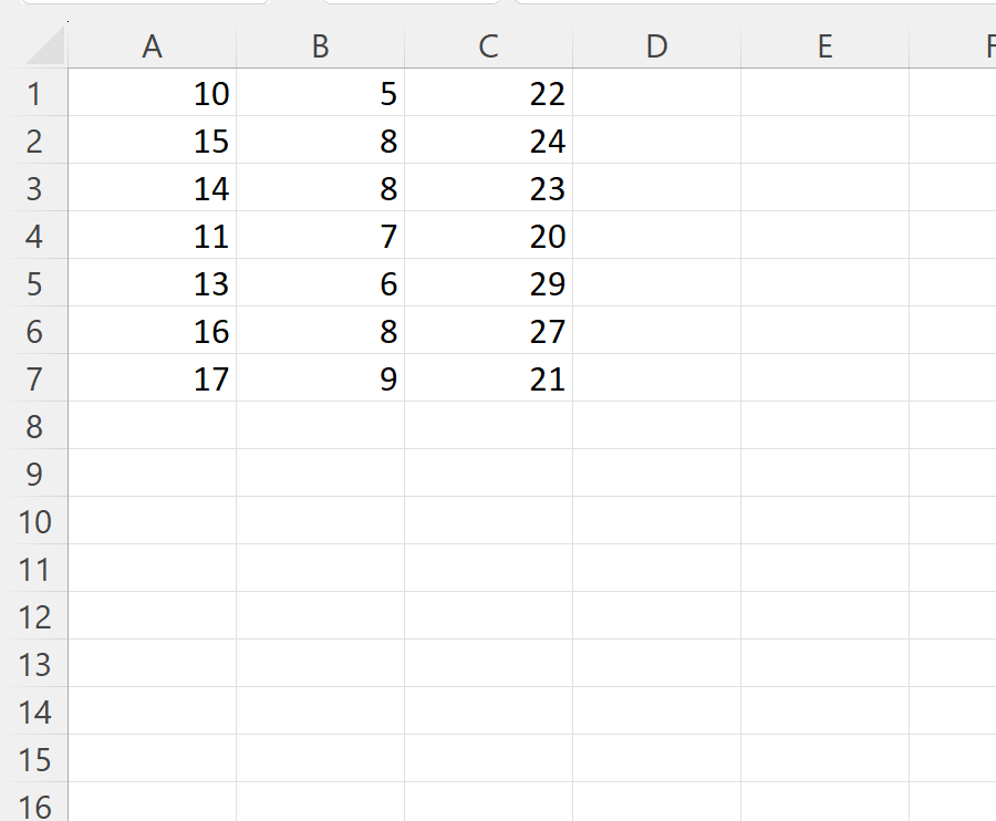 How can I stack multiple columns into one column using Excel? 2
