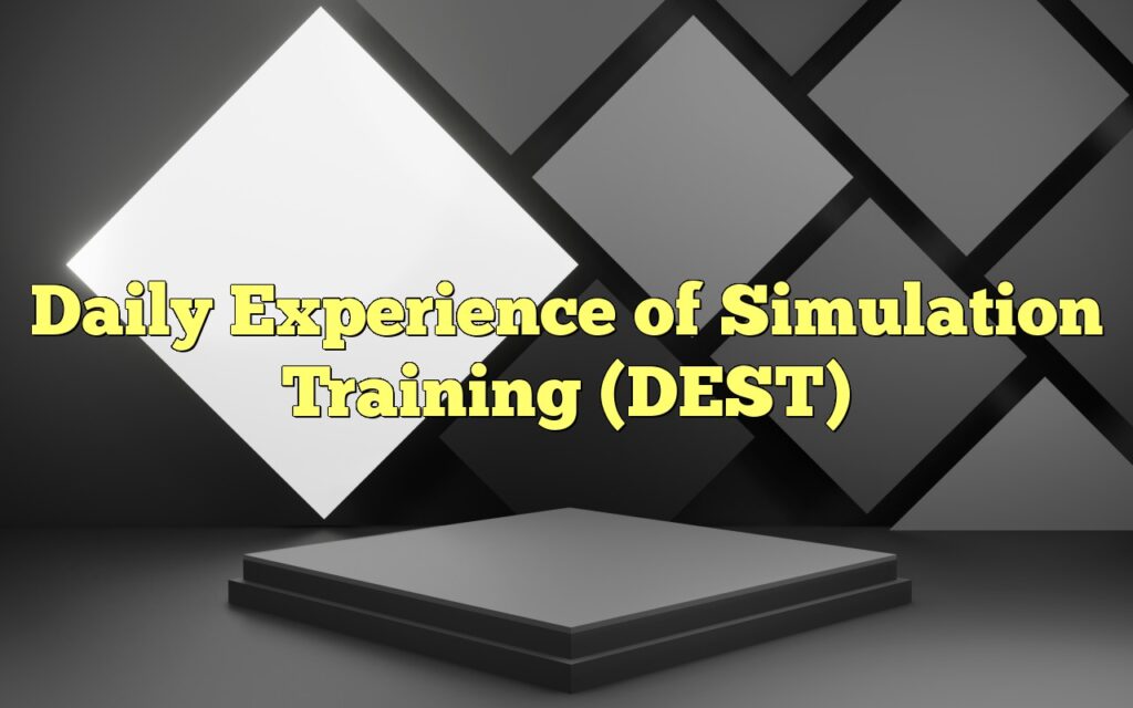Daily Experience of Simulation Training (DEST)
